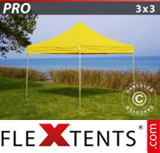 Market tent PRO 3x3 m Yellow