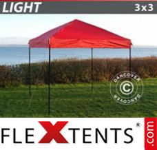 Market tent Light 3x3 m Red