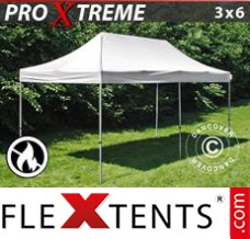 Market tent Xtreme 3x6 m White, Flame retardant