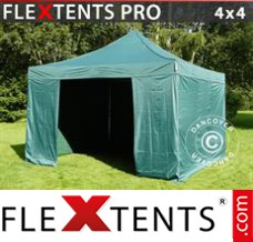Market tent PRO 4x4 m Green, incl. 4 sidewalls