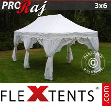 Market tent PRO "Raj" 3x6 m White/Gold