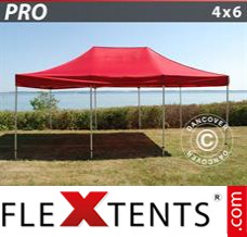 Market tent PRO 4x6 m Red