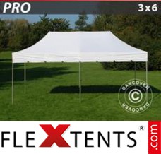 Market tent PRO "Peaked" 3x6 m White
