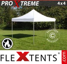 Market tent Xtreme 4x4 m White, Flame retardant
