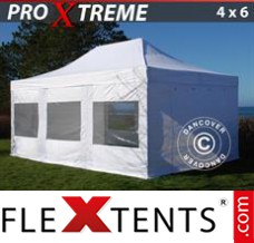 Market tent Xtreme 4x6 m White, incl. 8 sidewalls