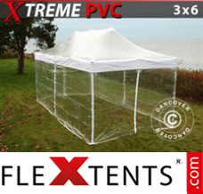 Market tent Xtreme 3x6 m Clear, incl. 6 sidewalls