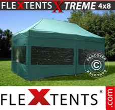 Market tent Xtreme 4x8 m Green, incl. 6 sidewalls