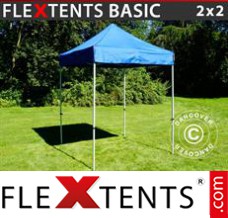Market tent Basic, 2x2 m Blue
