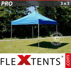 Market tent PRO 3x3 m Blue
