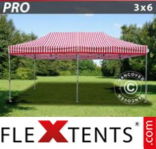 Market tent PRO 3x6 m striped