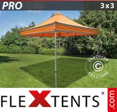 Market tent PRO Work tent 3x3 m Orange Reflective