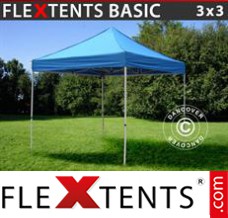 Market tent Basic, 3x3 m Blue
