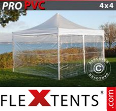 Market tent PRO 4x6 m Clear, incl. 8 sidewalls
