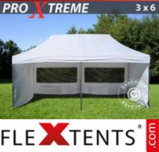 Market tent Xtreme 3x6 m White, incl. 6 sidewalls