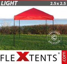 Market tent Light 2.5x2.5 m Red