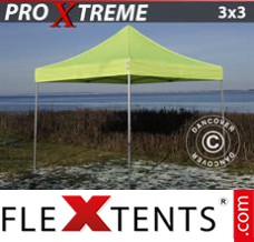 Market tent Xtreme 3x3 m Neon yellow/green