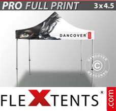 Market tent PRO with full digital print, 3x4.5 m
