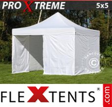 Market tent Xtreme 5x5 m White, incl. 4 sidewalls