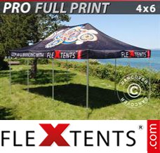 Market tent PRO with full digital print, 4x6 m