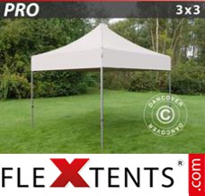 Market tent PRO 3x3 m Latte