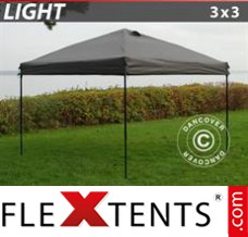 Market tent Light 3x3 m Grey