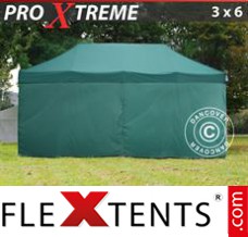 Market tent Xtreme 3x6 m Green, incl. 6 sidewalls